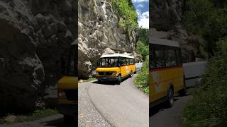 Postauto KientalGriesalp Switzerland 🇨🇭 Steilste Steepest Postautostrecke Europas swissalps [upl. by Hsina]