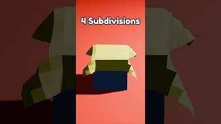 09 Subdivisions blender satisfying subdivision fyp shorts like sub viral famous wow cube [upl. by Asher]