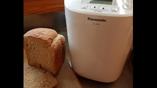 How to make Bread  using the Panasonic SD2501 Breadmaker [upl. by Yacov]