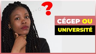 Cégep ou Université au Canada 🇨🇦 Lequel choisir [upl. by Subocaj]