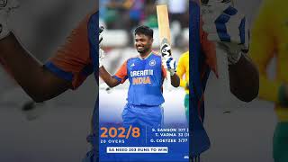 India vs South Africa Live ▶️ sanju samson sanjusamson sky tilakvarma cricket india trending [upl. by Forrer]