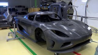 Carbon Fiber Construction  INSIDE KOENIGSEGG [upl. by Assilaj949]