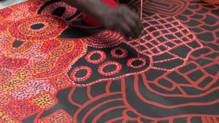 Aboriginal Artist Nellie Marks Nakamarra 1017 [upl. by Rima353]