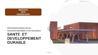 Développement Durable │ UM6P │Maroc │Gabriel MALKA │Université Mohammed VI Polytechnique │JA2DS│A2DS [upl. by Akeylah]