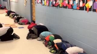 Witness a mock tornado drill at Hunter Elementary [upl. by Francis363]