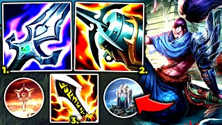 YASUO TOP 100 SHREDS THE ENTIRE ENEMY TEAM 1 BEST BUILD  S13 Yasuo TOP Gameplay Guide [upl. by Welles]