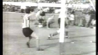 AMISTOSO 1953 Argentina vs Inglaterra  El Gol de Grillo y la revancha frustrada por la lluvia [upl. by Intosh]