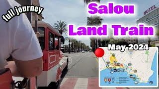 Salou Land Train  May 2024  full journey  maptimesprices [upl. by Leuqram]