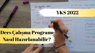 YKS DERS ÇALIŞMA PROGRAMI NASIL HAZIRLANIR TYT VE AYT PLANLAMANIZI YAPIN Haftalık ve Günlük Plan [upl. by Ardiek920]