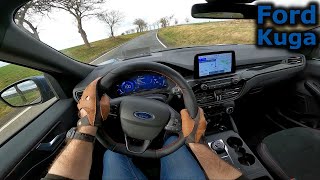 2023 Ford Kuga PHEV  POV test drive [upl. by Nowtna]