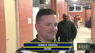 October 19 2024  Interview with Driver Yannick Gingras on his drives for the Breeders Crown Elims [upl. by Marentic796]