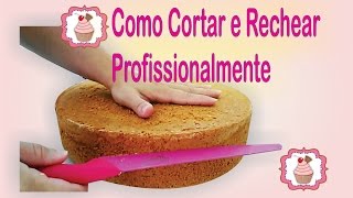 Cortar Rechear e Prensar de forma Profissional  Confeitaria Refinada [upl. by Lugar]