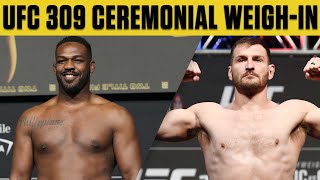 UFC 309 Ceremonial WeighIn  ESPN MMA [upl. by Sikes]