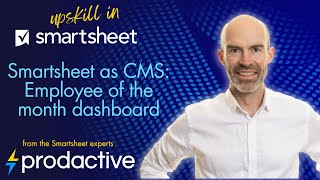 Using Smartsheet as a Content Management System Employee of the Month example [upl. by Curtice]