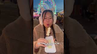 Everything I ate at Winter Wonderland in London 🇬🇧 [upl. by Ecinerev]