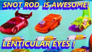 Disney Pixar CARS Toys Lenticular Eyes Series Diecast Collection CHUKI Booklet Snot Rod Boost Wingo [upl. by Suzi]