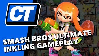 Inkling Gameplay in Super Smash Bros Ultimate [upl. by Bakerman]