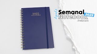 Agenda Semanal Notebook 2025  ANB2025 [upl. by Patrizia]