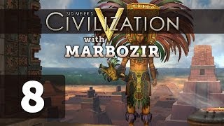 Civilization 5 Brave New World Lets Play Deity as Mayans  Part 8 [upl. by Alekram]