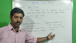 Sequential circuit  Synchronous and Asynchronous Difference  Combinational and Sequential  Tamil [upl. by Titos]