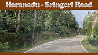 Karnataka Village Roads  Horanadu to Sringeri [upl. by Aleet691]