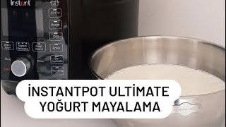 instantpot yoğurt  instantpot yoğurt mayalama instantpot ultimate yoğurt [upl. by Gentes676]