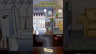 Assist the girls in making their escape games trending youtubeshorts gameplay [upl. by Norton742]