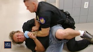 Arizona Man Gets Slammed to the Floor for Being Violent with Officer JAIL [upl. by Hairehcaz]