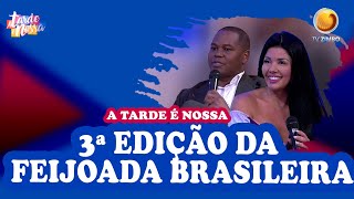 Mauro Tuga e Tais Peres falam sobre o Evento Feijoada Brasileira  A tarde é nossa  TV ZIMBO [upl. by Dibbell]