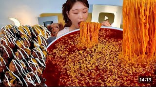 How to cook samyang korean 2x spicy noodles ASMR Noodles  Spicy Korean Noodles  Buldak noodles [upl. by Yonita]