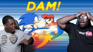 Super Mario vs Sonic the Hedgehog Animation  Multiverse WarsMikeBettencourt REACTION [upl. by Nanny]