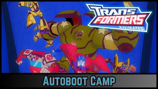 Transformers Animated  Autoboot Camp S2E9 [upl. by Hpejsoj771]