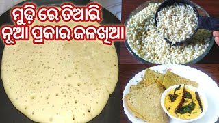 ମୁଢ଼ି ଚକୁଳି ସହିତ ଚଟ୍ ପଟା ଚଟଣୀMudhi chakuliChakuli pithaPuffed rice chillaOdia breakfast recipes [upl. by Starks]