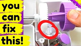 How to repair mini sewing machine needle not moving and machine not stitching  YOU CAN DO THIS [upl. by Elliott]