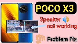 POCO X3 speaker not working problem solution pocox3 pocox3pro ringer [upl. by Cindra]