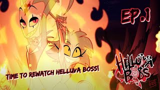 I JUST WANTED TO REWATCH HELLUVA BOSS OKAY  Lets Watch Helluva Boss  Ep1 [upl. by Eentrok]