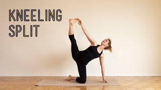 Yoga Asana Lab Kneeling Split Ardha Padangusta Hanumanasana [upl. by Enila]