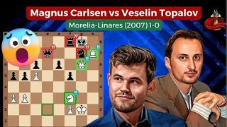 Best of Magnus CarlsenBrillant Game2007 Magnus Carlsen vs Veselin Topalov [upl. by Sheba]