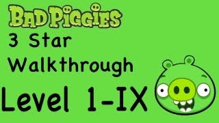 Bad Piggies  Bonus Level 1IX 3 Star Walkthrough Ground Hog Day  WikiGameGuides [upl. by Stanly]