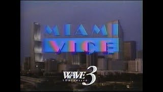 Spring 1988 NBCMiami Vice Commercial Breaks from WAVE 3 Louisville KY [upl. by Hcirteid415]