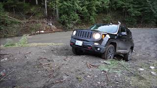 2018 Jeep Renegade Trailhawk 4x4 system Test [upl. by Atirres]