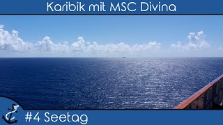 KreuzfahrtVlog Karibik mit MSC Divina 2017  4 Eindrücke vom Schiff  Seetag [upl. by Ecnahs]