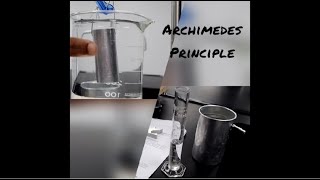 Archimedes Principle experiment [upl. by Trakas358]