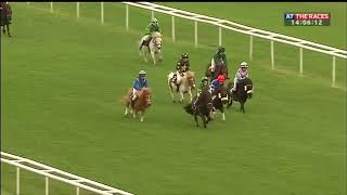 Shetland pony racing  Doncaster thriller [upl. by Airlee673]