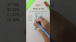 Regra de 3 🔥 matemática [upl. by Timrek]