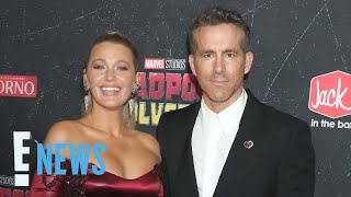 Ryan Reynolds Gives Rare Glimpse into Family Life with Blake Lively  E News [upl. by Oicnerual]