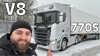 SCANIA 770HP V8 Truck Review By American Trucker [upl. by Lebasiram]