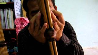 Thai Khaen Master Ajarn Acha playing Lam Poen [upl. by Llabmik]