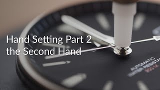 Watch hand installation detailed guide part 2 Second hand setting Challenging [upl. by Dlorrej]