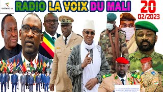 La Revue de Presse de la RADIO LA VOIX DU MALI du 20 FEVRIER 2023 [upl. by Rediah181]